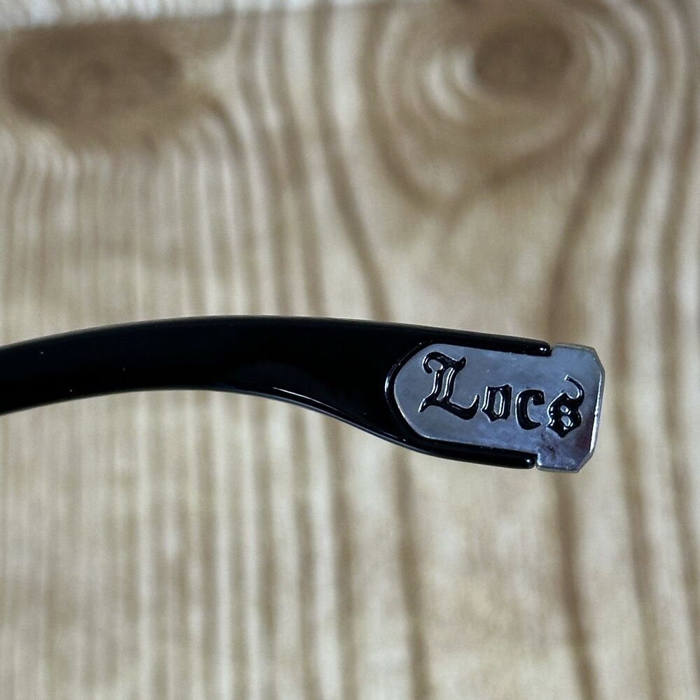 Locs Sunglasses Flat Top‎ Frame Gloss Black Finish UV400 91147-BK Cat. 3 - Picture 11 of 12